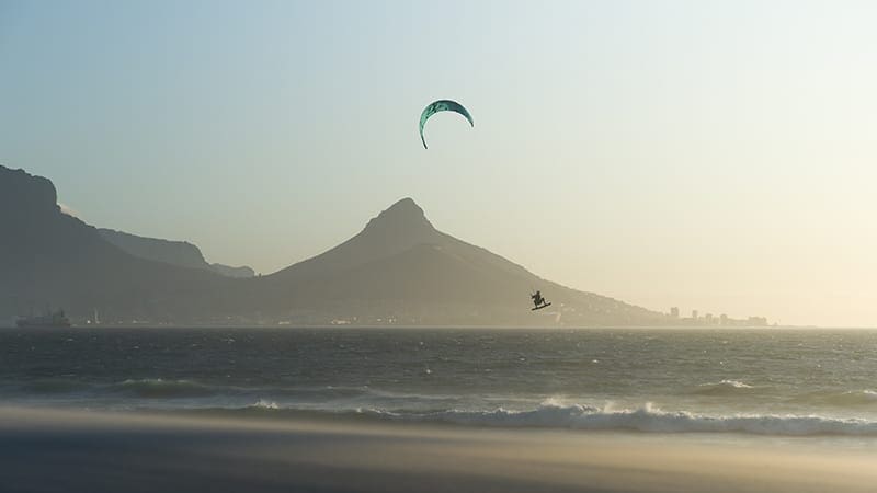 Kitesurfen in Kaapstad