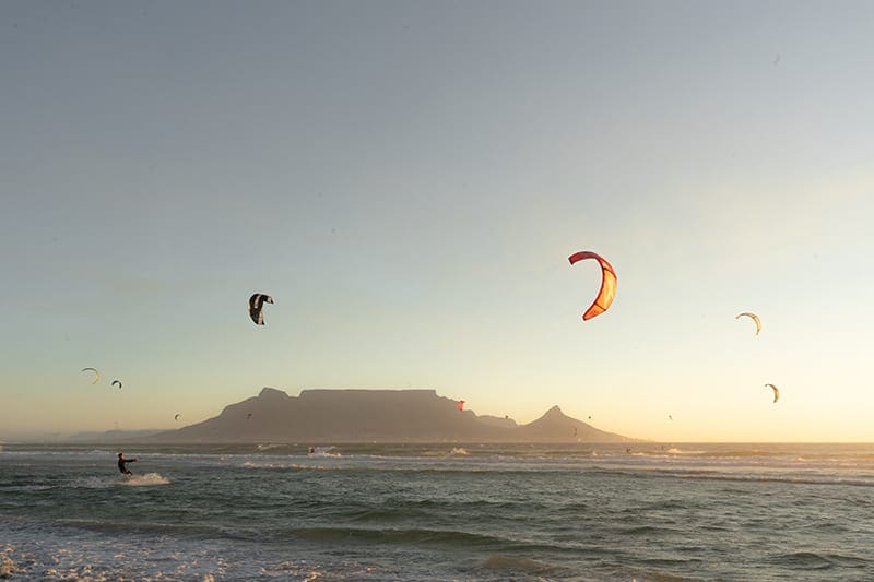 Kitesurfen in Kaapstad