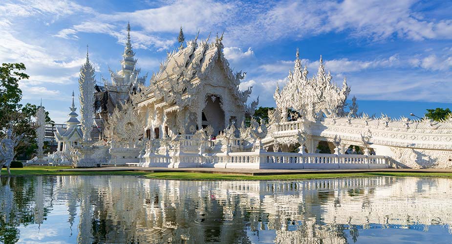 De witte tempel in Chiang Rai