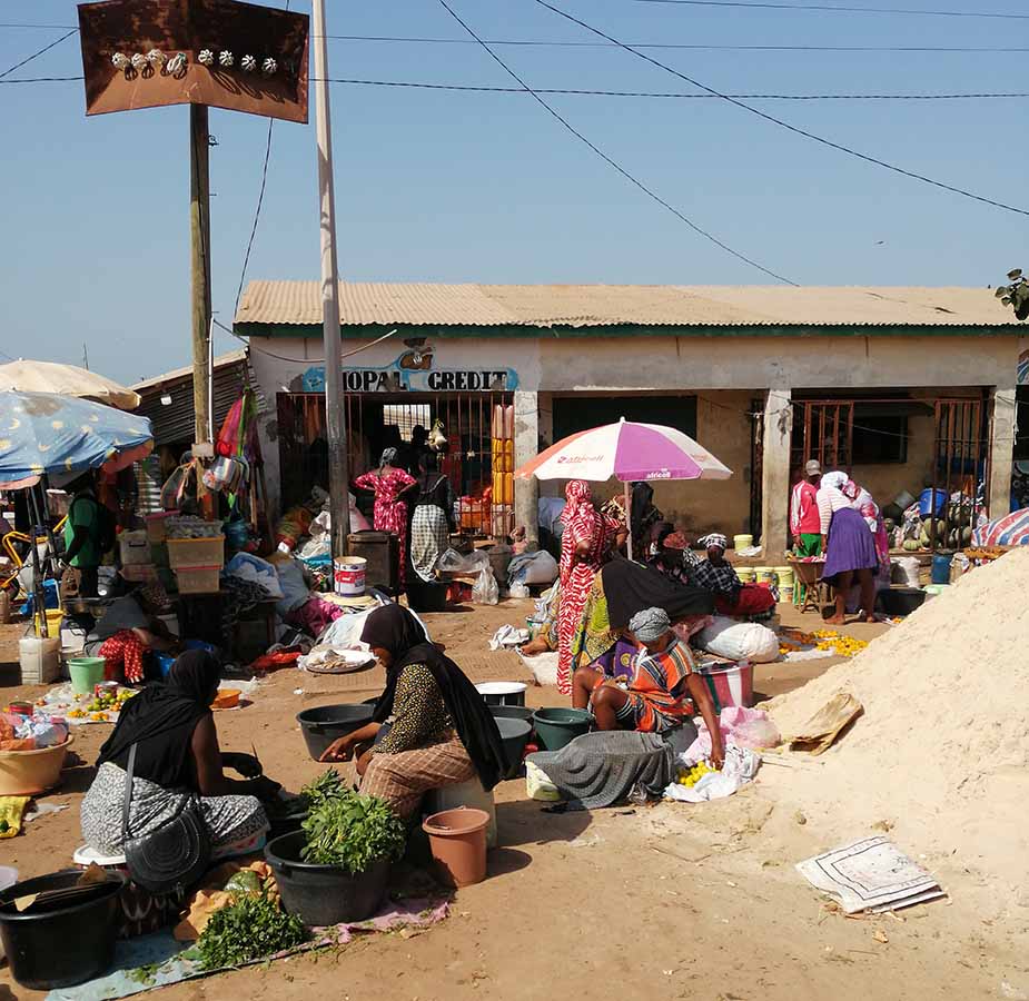 Markt in Gambia