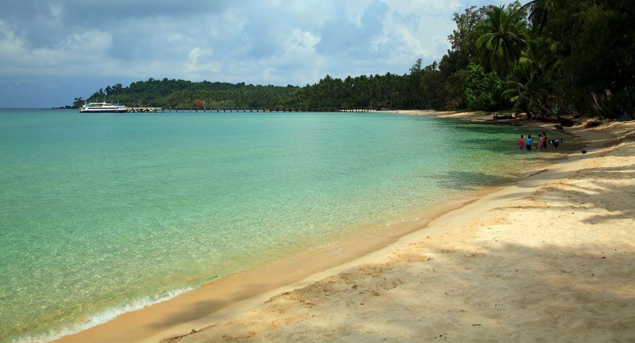 Rustig strand op Koh Kood