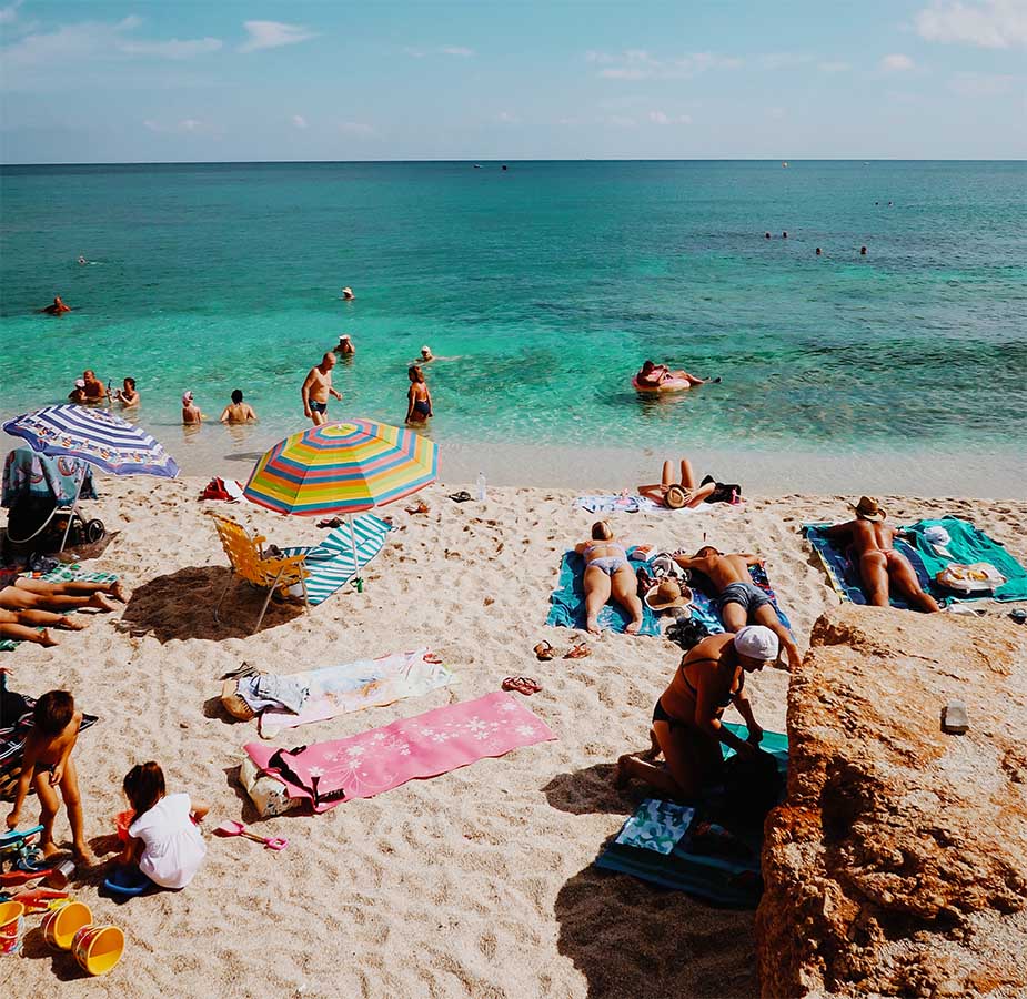 stranden op kreta