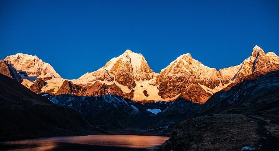 Cordillera Huayhuash in Peru