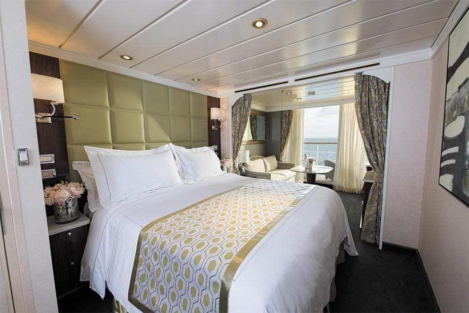 De Concierge suite aan boord van de Seven Seas Mariner