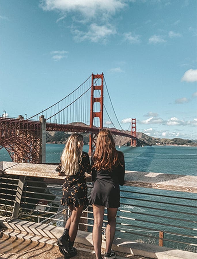 Bekendste bezienswaardigheid San Francisco: de Golden Gate Bridge