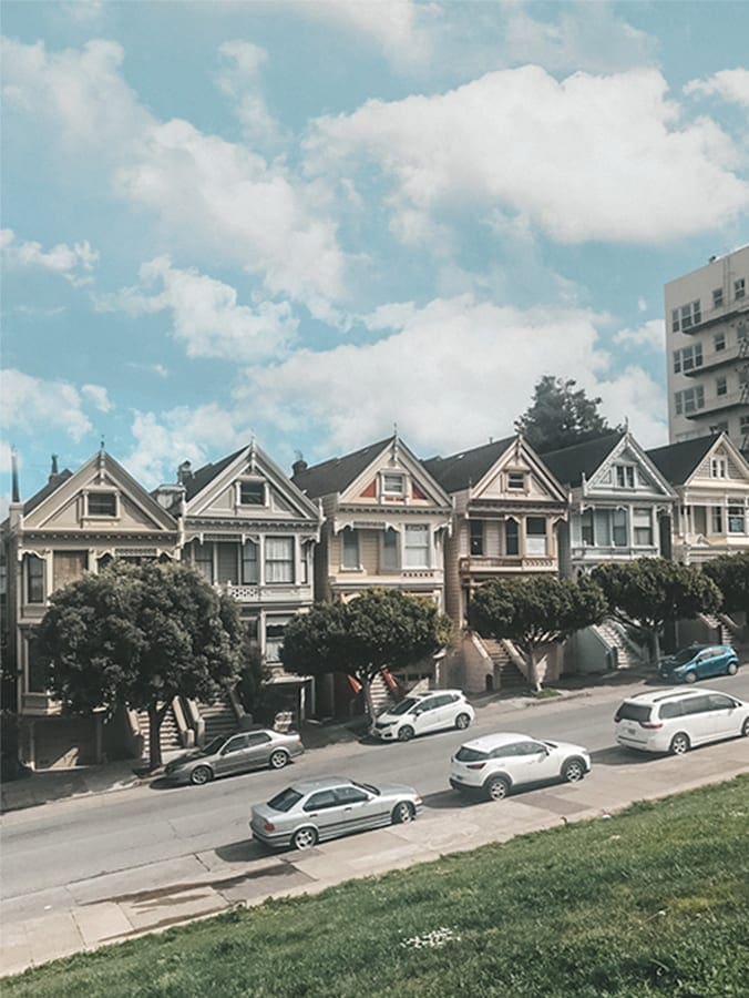 Painted ladies op Alamo square