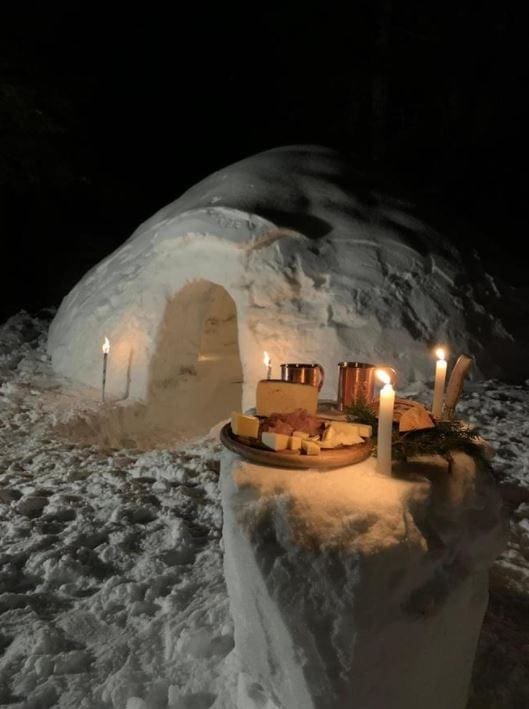 Slapen in een iglo in Madonna di Campiglio 