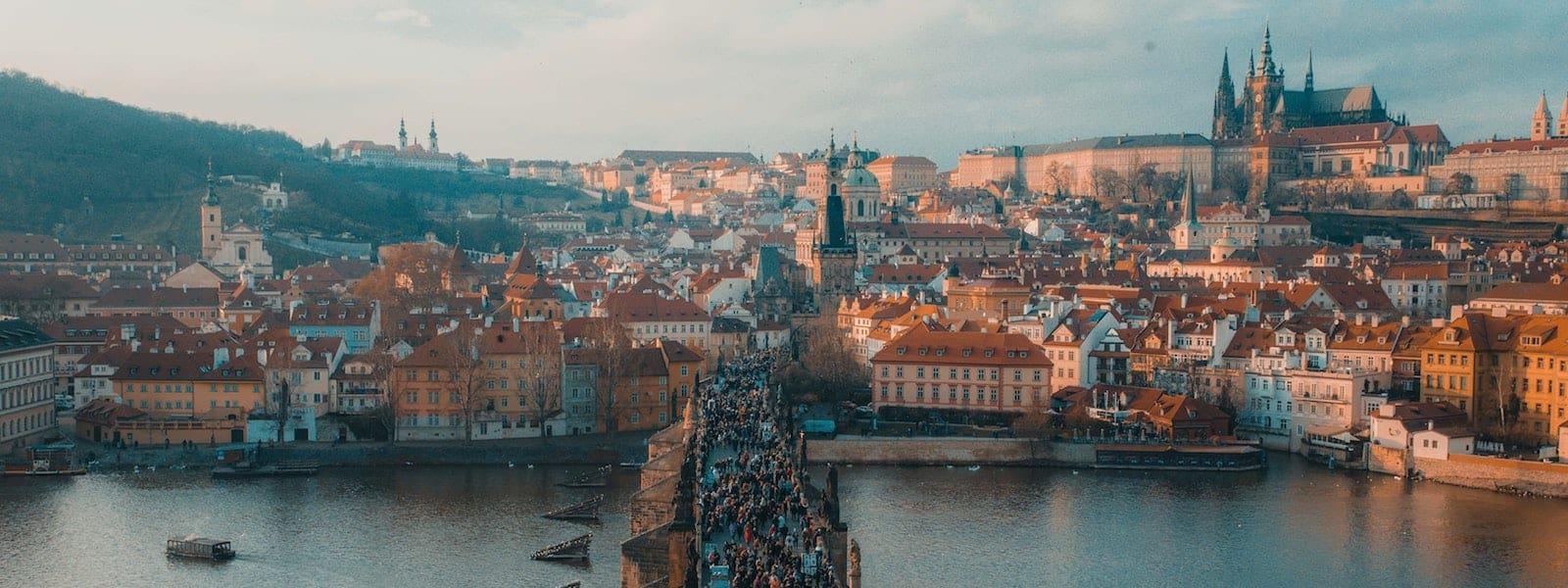 Praag herfst stad Europa