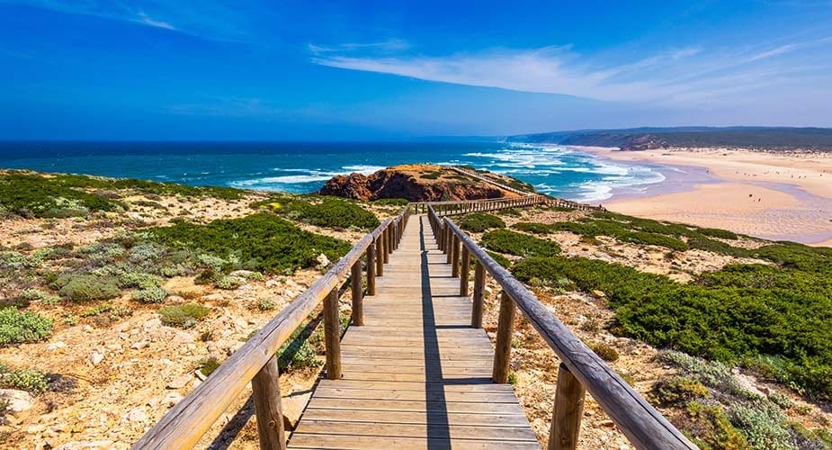 Het Praia da Bordeira strand