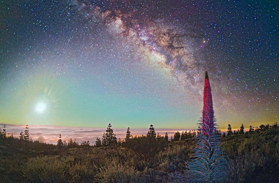 Bijzondere sterrenhemel bij Tenerife