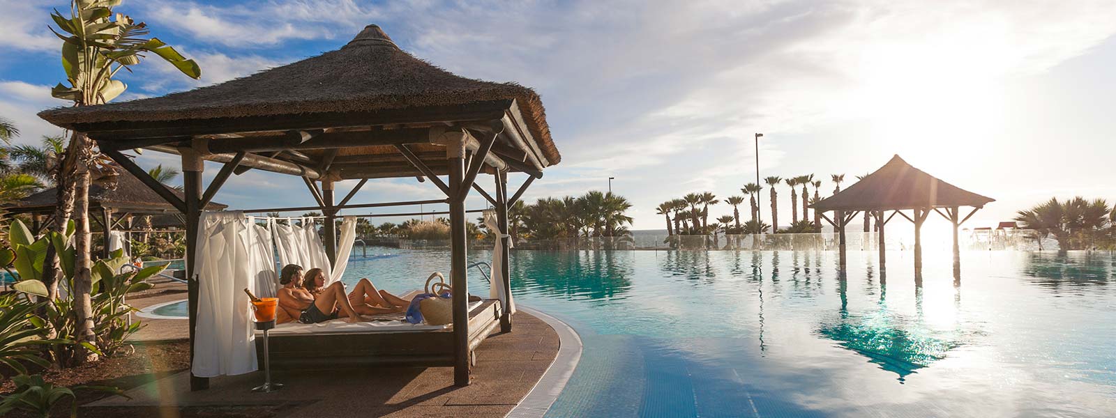 Relaxen in een cabana op Tenerife