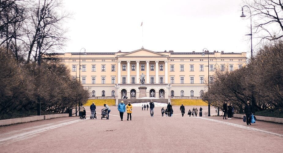 koninklijk paleis in oslo