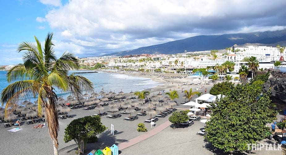 Strand en accommodaties in Costa Adeje, leuke plaats voor een Tenerife vakantie