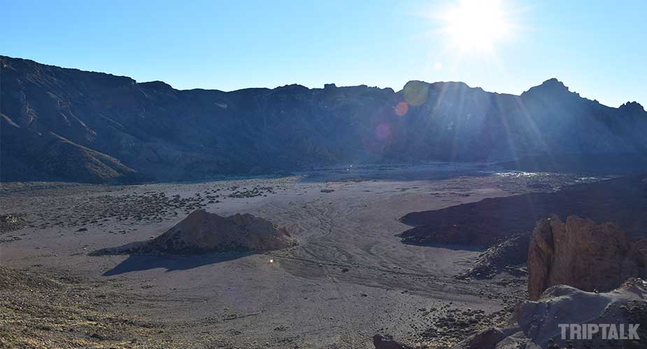 Het bijzondere maanlandschap op Teneriffe