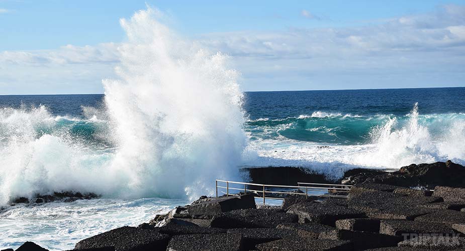 De woeste kust van Mesa del Mar