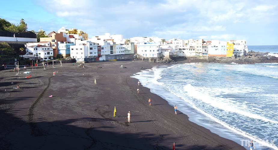 Strand Playa Maria Jimenez bij Puerto de la Cruz