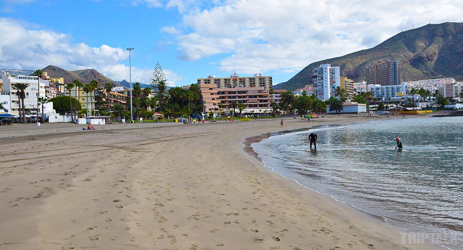 Het strand bij Los Cristianos