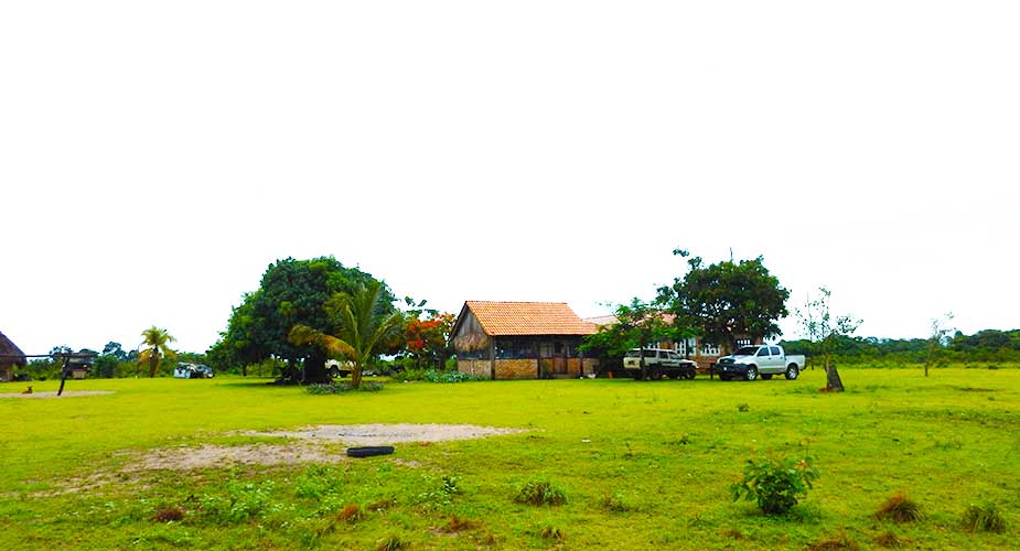 Slapen op een ranch in Rupunnui in Guyana