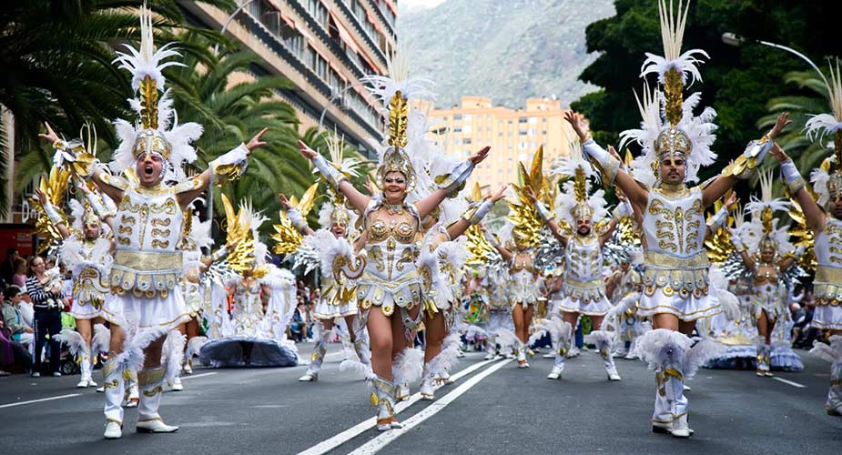 Carnavals optocht in Tenerife