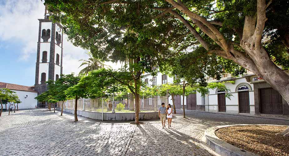 Plein in de stad Santa Cruz de Tenerife