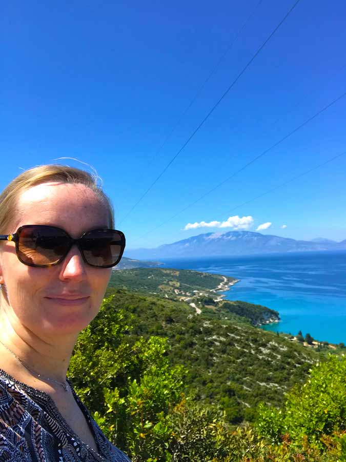 Sandra op Zakynthos