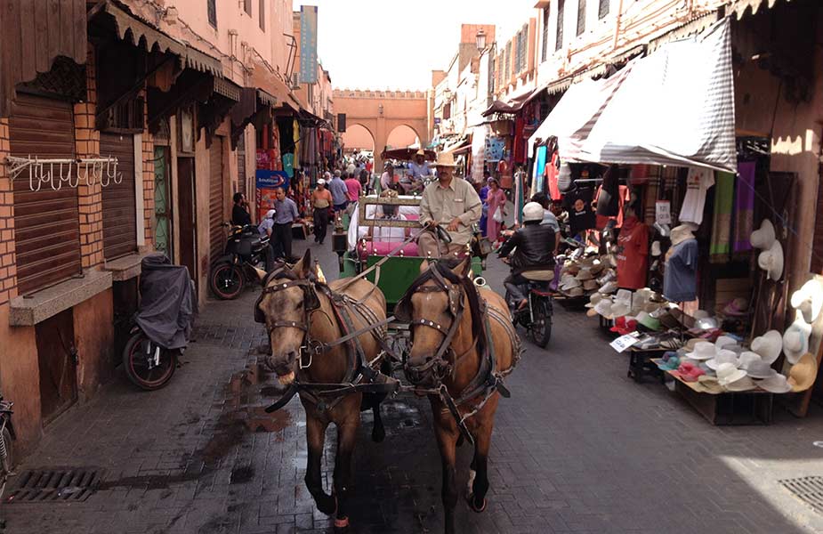 Straat in Marrakech