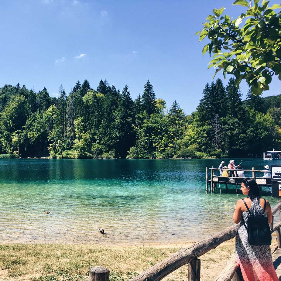 plitvice meren in Kroatië 