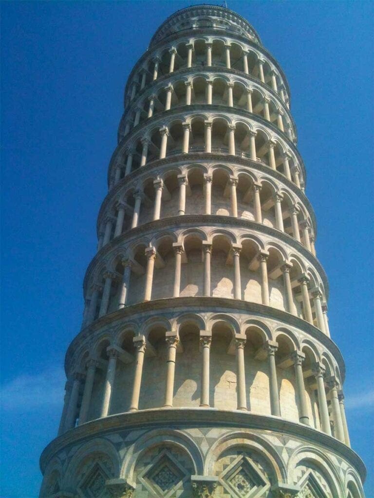 De toren van Pisa in Italie