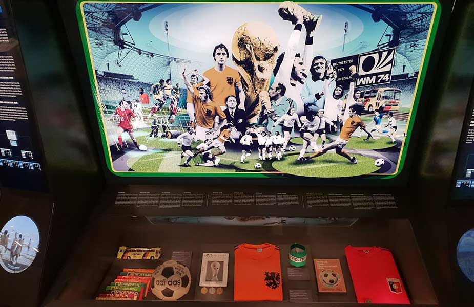 Informatie van WK in het FIFA museum in Zurich