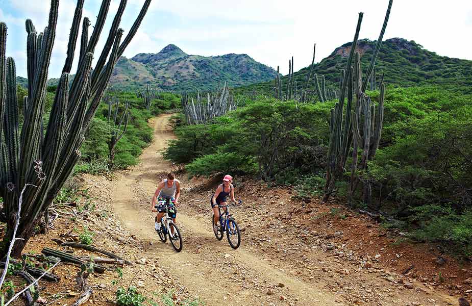 Fietsen en mountainbiken tijdens je reis naar Bonaire