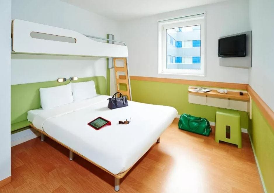 Interieur kamer Ibis budget Zurich