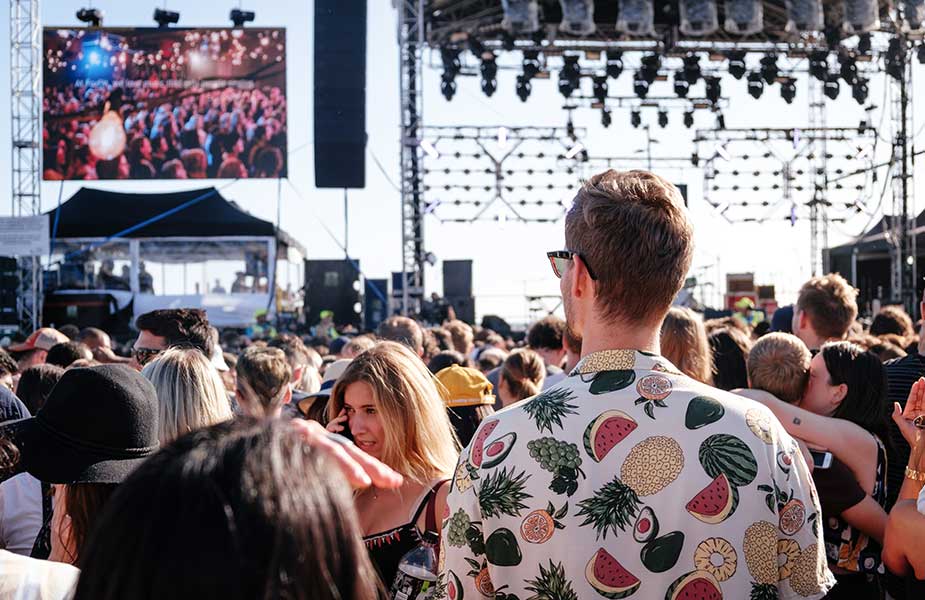 Feest in Melbourne Australië