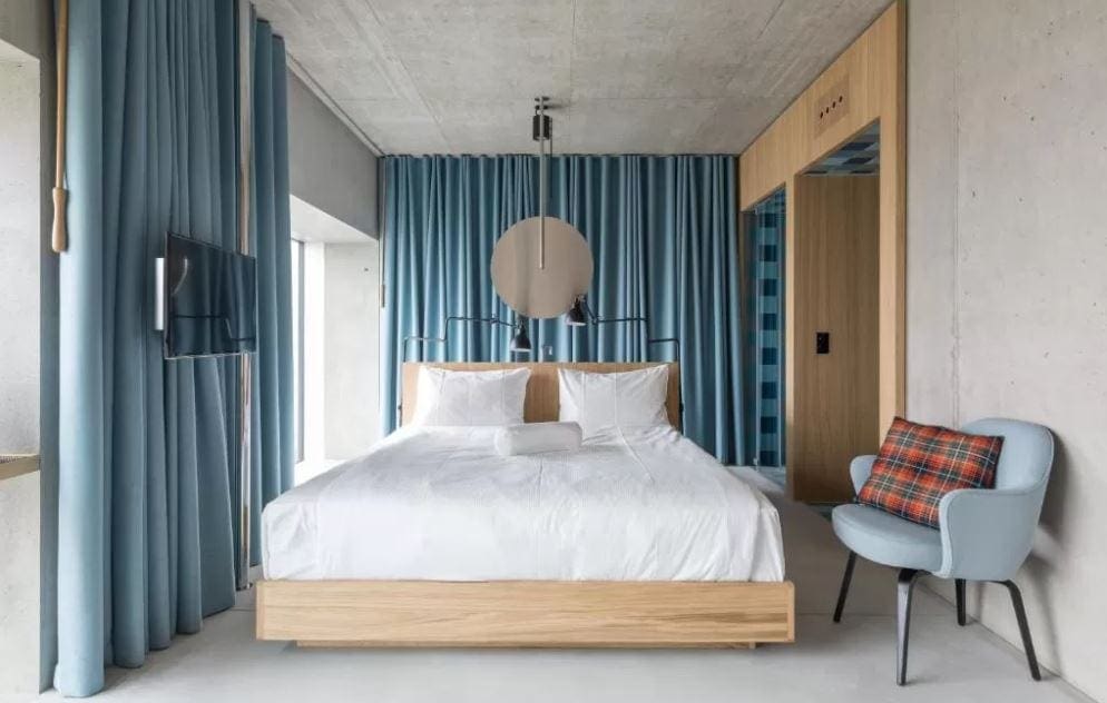 Interieur van een kamer in Placid Hotel Design Lifestyle Zurich