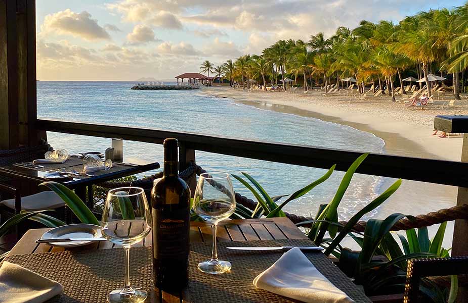 Genieten van het restaurant La Balandra op Bonaire