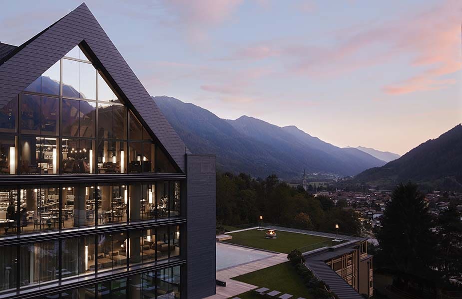 overnachten slapen in trentino spa