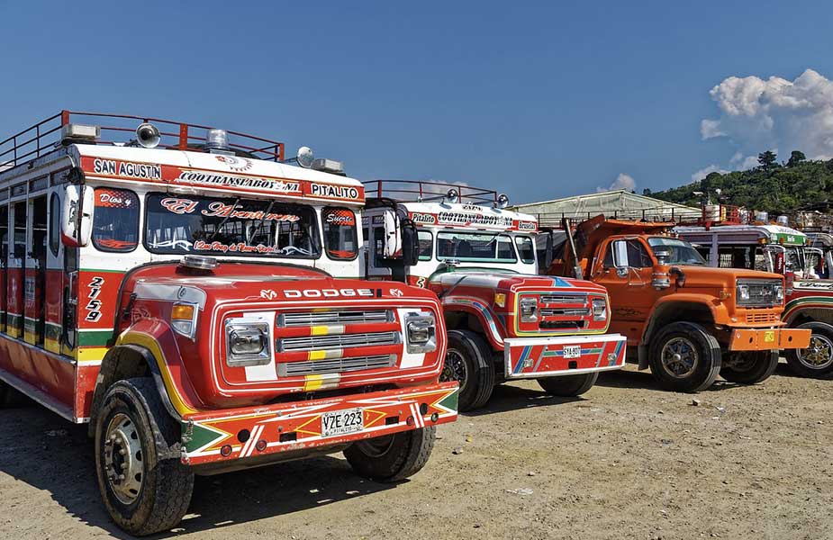 Veilig reizen door Colombia met bussen van het openbaar vervoer