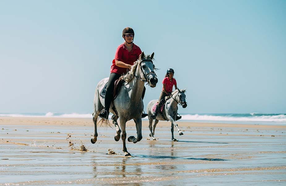 paardrijden strand frankrijk