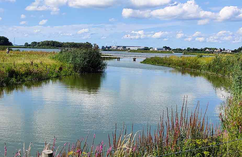 Wijds uitzicht bij de Crezeepolder