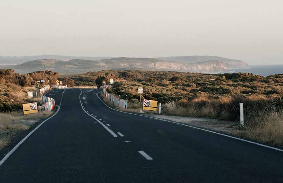 De Great Ocean Road in Australie