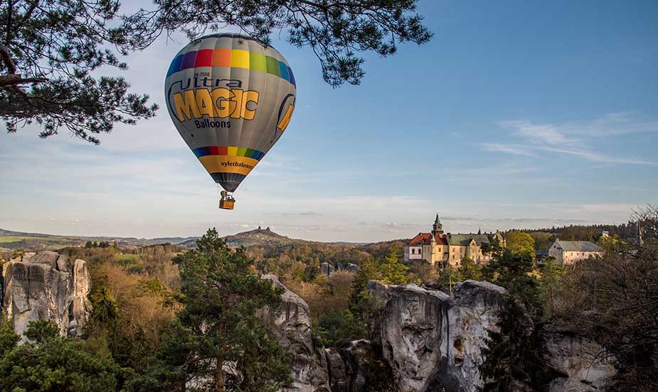 Ballonvaart mooiste uitzichten Tsjechië