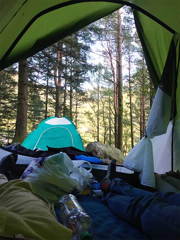 Overnachten in een tent in Kopenhagen