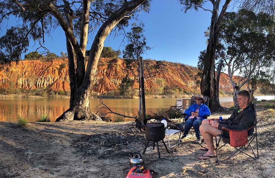 Genieten van camping in Australie