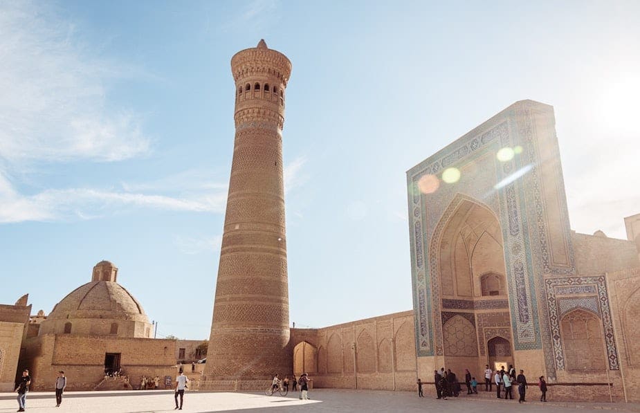 Reizen Oezbekistan, de Kalyan Minaret, Buchara