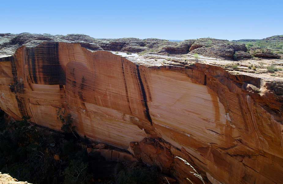 Landschap van de Kings Canyon in Australie