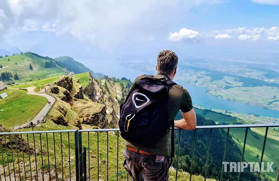 Uitzicht op de Vierwaldstattersee vanaf de Rigi