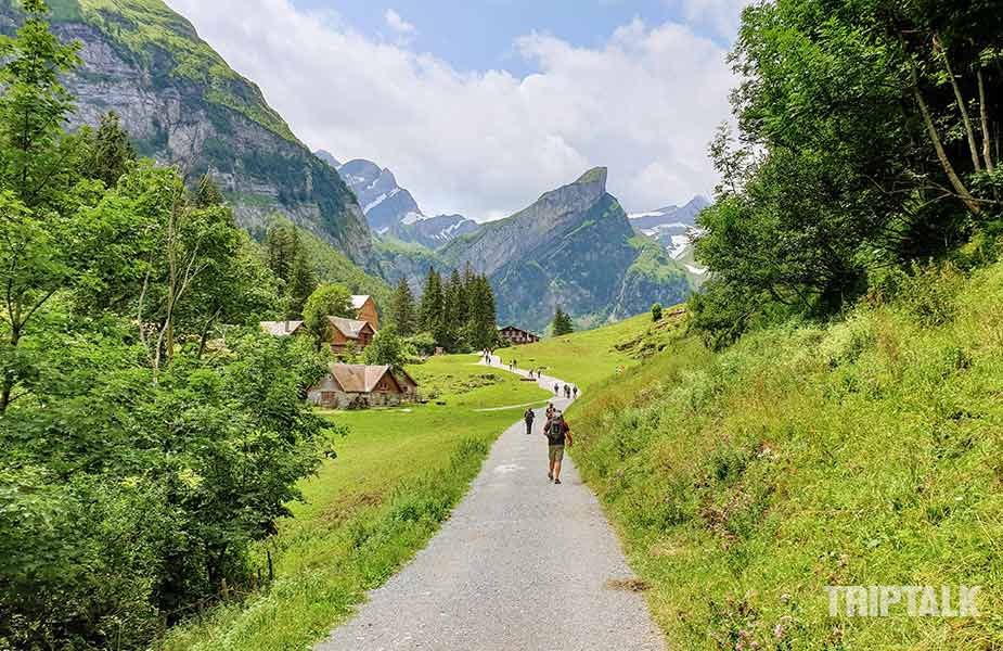 Weg naar de Seealpsee