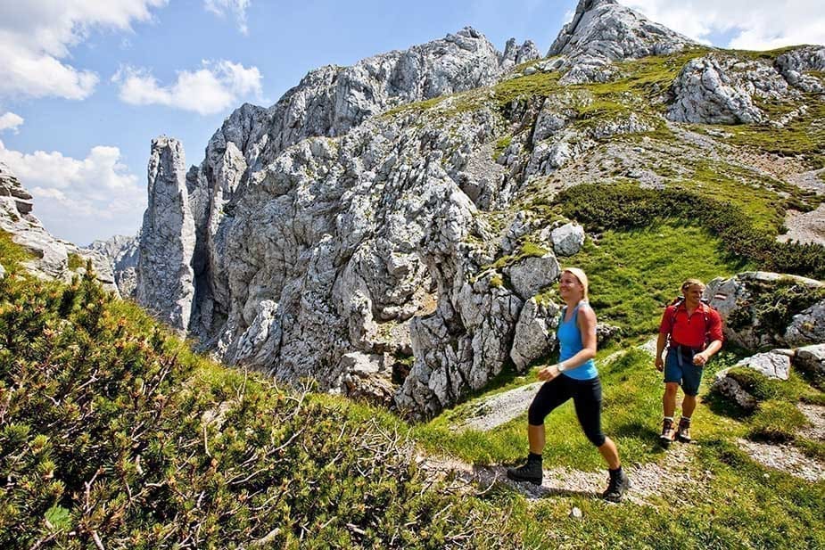 Steiermark wandelen hiken doen in Hoogstiermarken