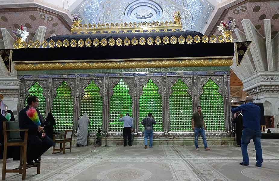 Het mausoleum in Teheran in Iran