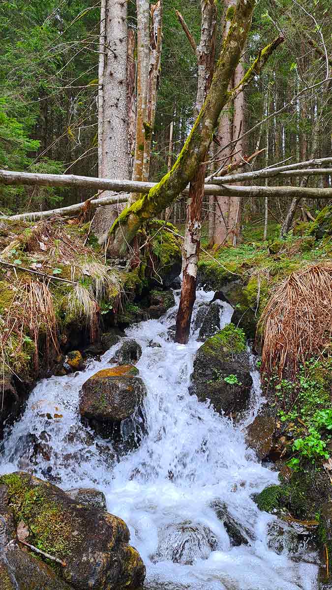 Waterval bij uitzichtpunt Millstattersee