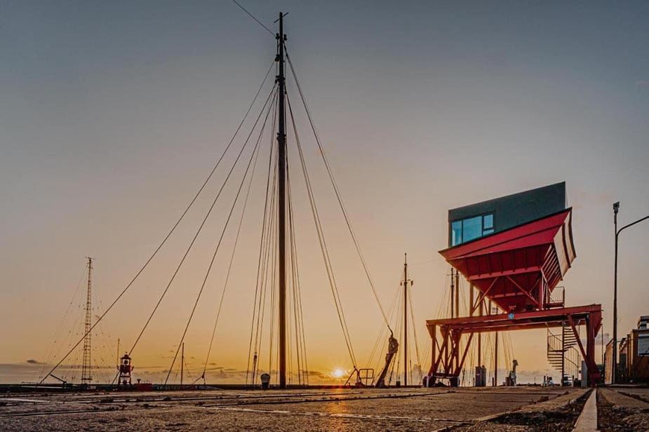 Slapen in een trechter in Harlingen bijzondere hotels nederland